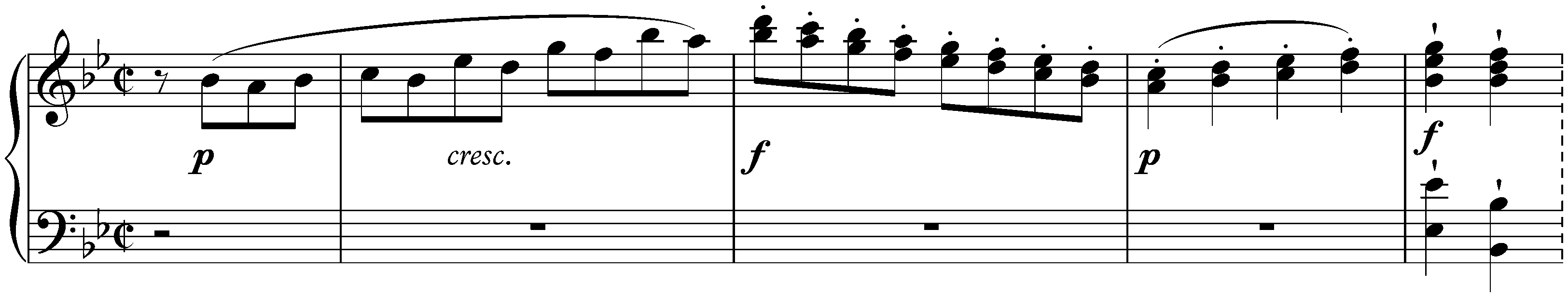Sonata movement in B-flat major, KV Anh. 31/569a