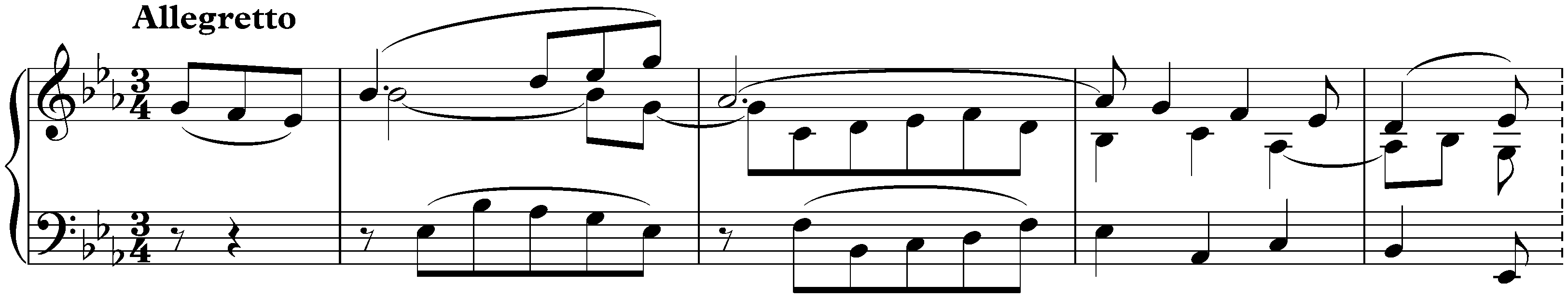 Suite, KV 399/385i; 3. Courante
