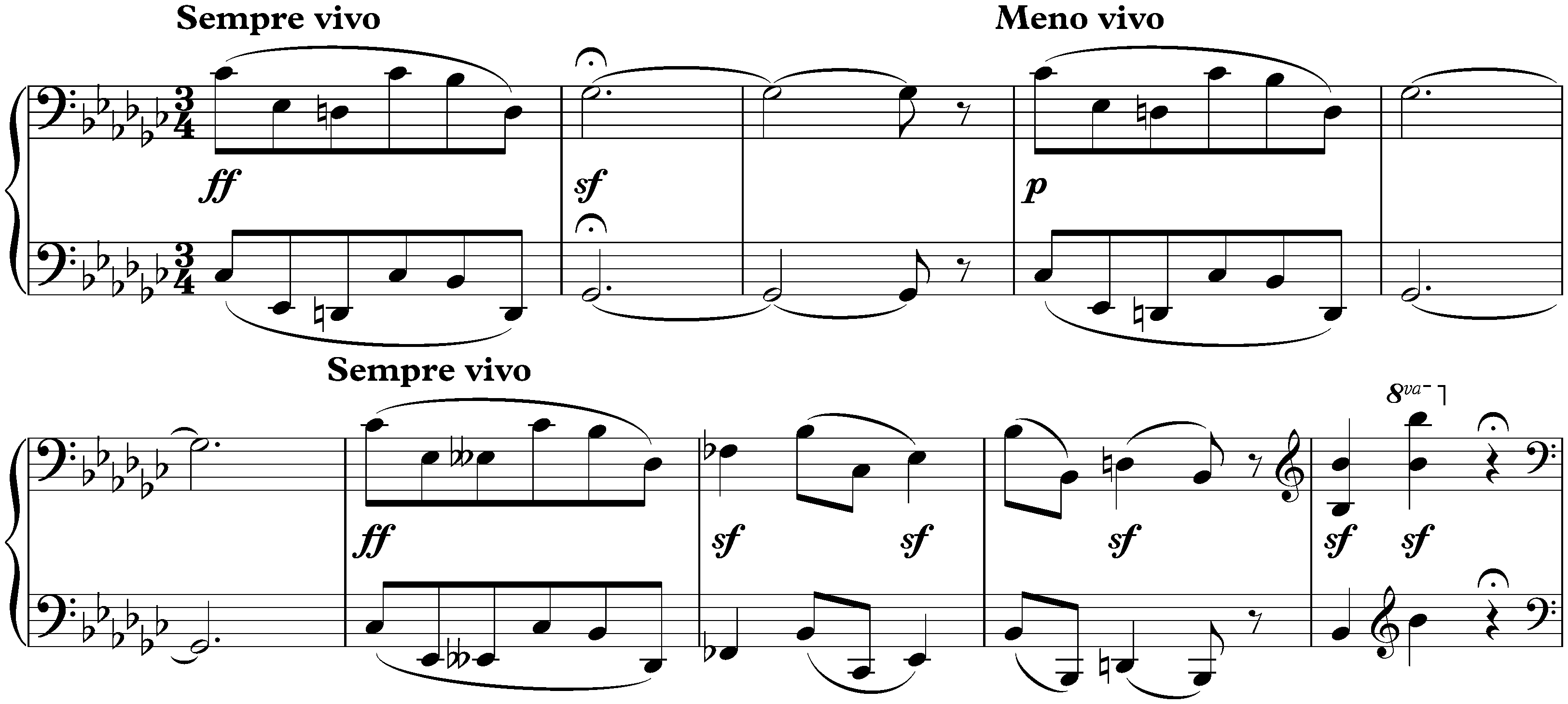 Pictures at an Exhibition; 2. (1.) Gnomus