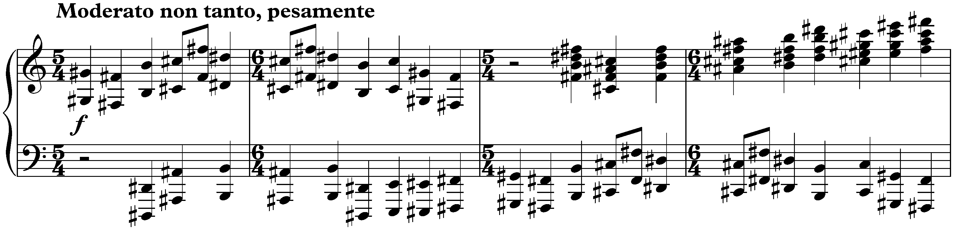 Pictures at an Exhibition; 5. [Promenade]