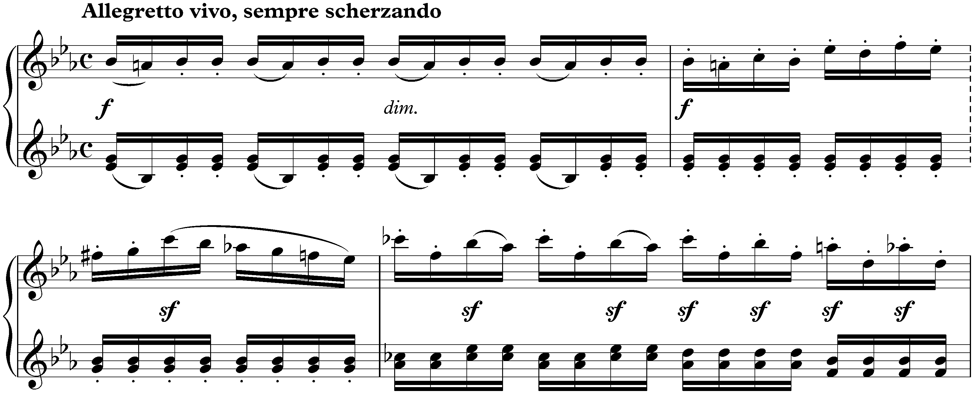 Pictures at an Exhibition; 12. (7.) Limoges, Le Marché (La grande nouvelle)