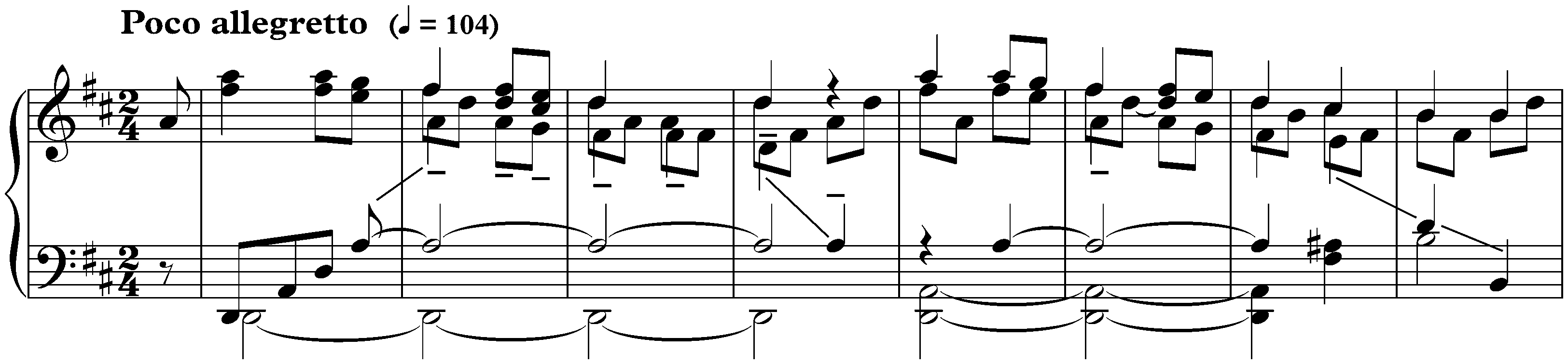Incipits of other works; 2. Tema con cinque variazioni (1913)