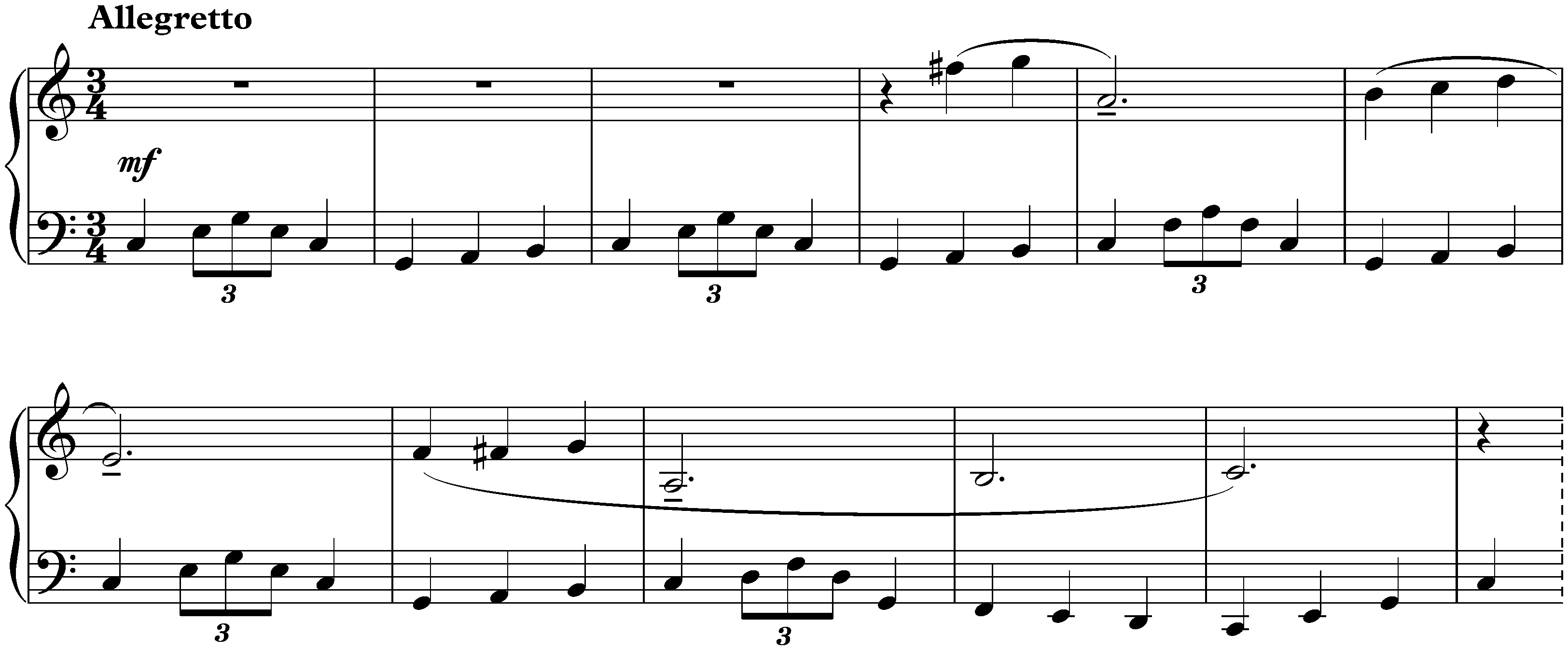 Music for Children, op. 65; 2. Promenade