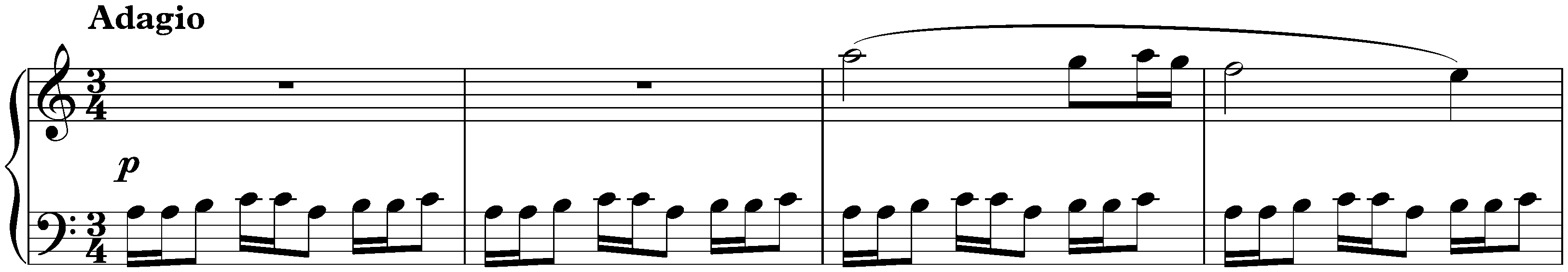 Music for Children, op. 65; 3. Historiette