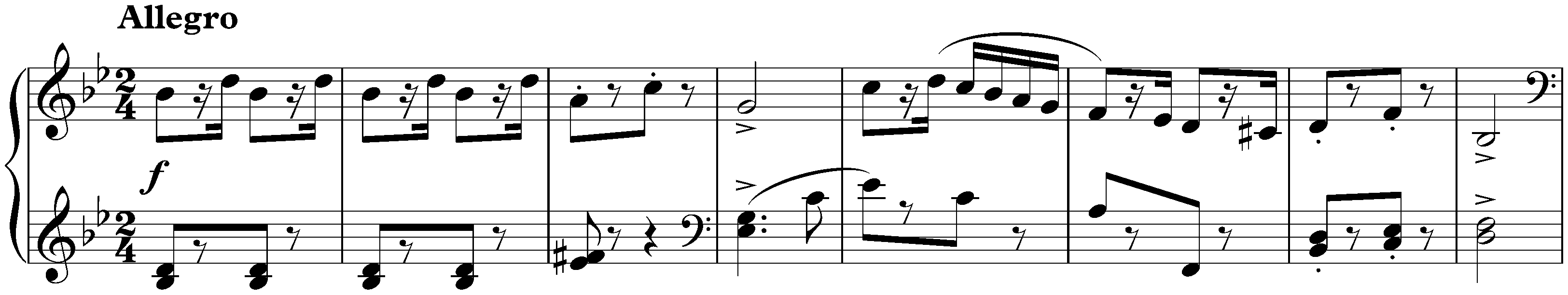 Music for Children, op. 65; 7. Cortège du sauterelles