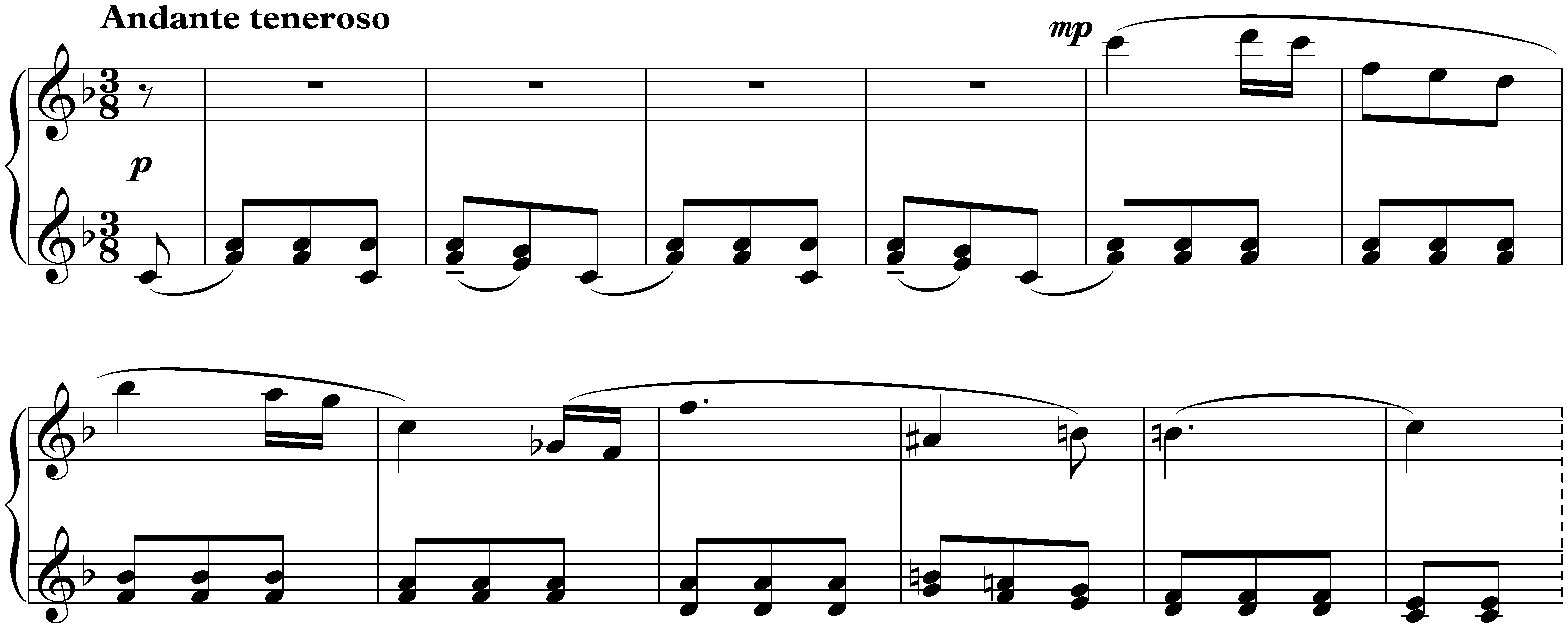 Music for Children, op. 65; 11. Soir