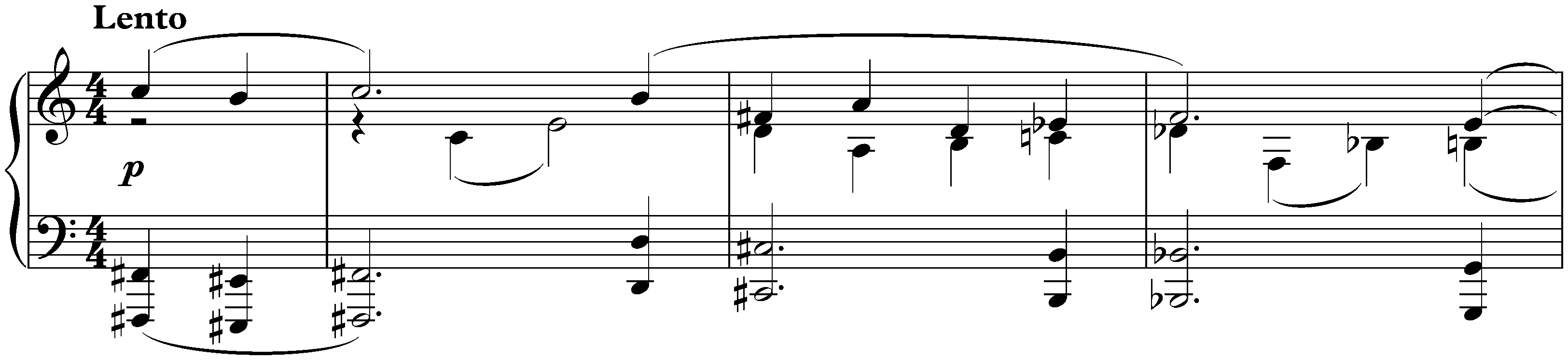 Pensées, op. 62; 2. Lento
