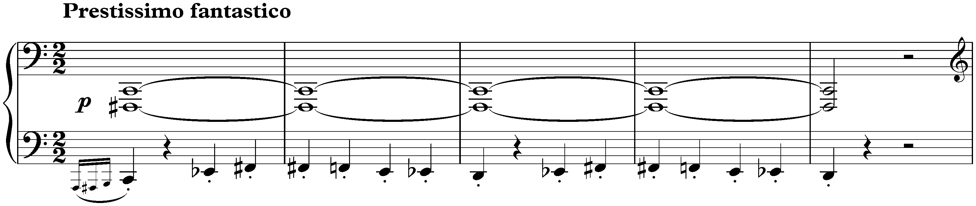 Four Pieces, op. 4; 4. Suggestion diabolique