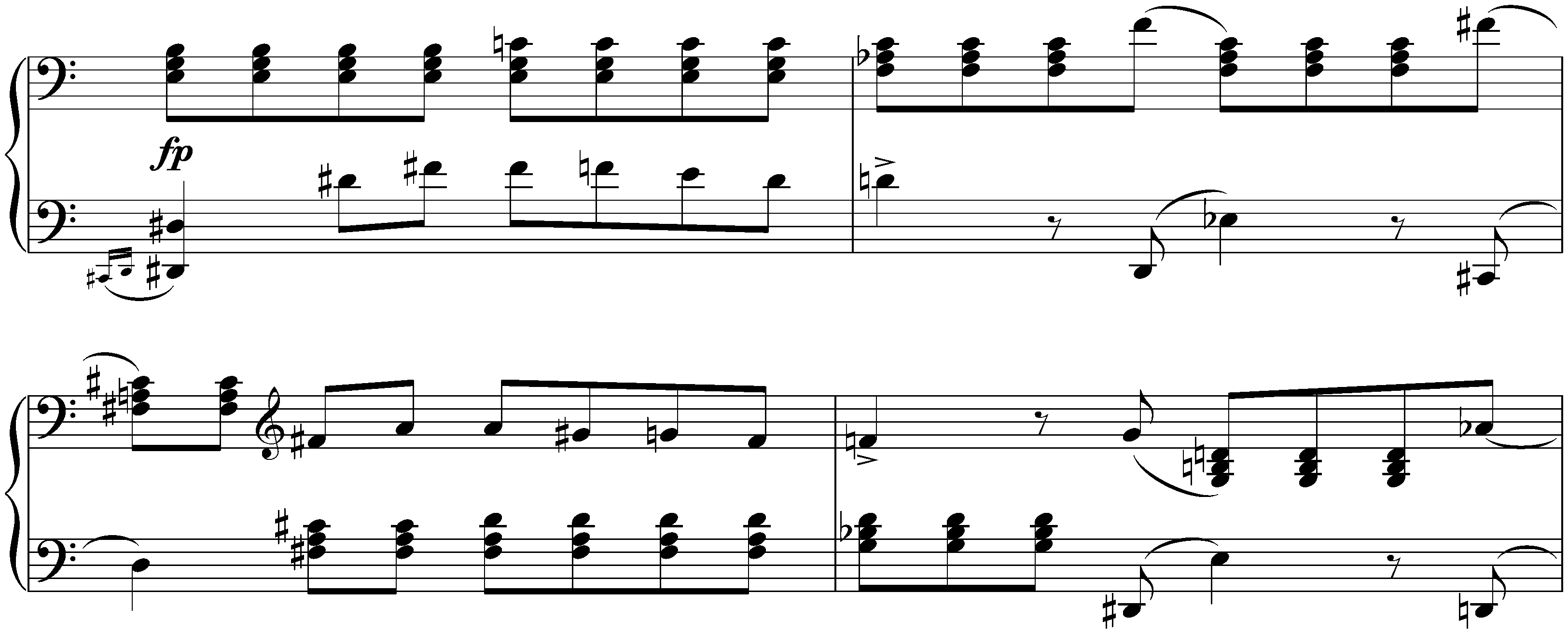 Four Pieces, op. 4; 4. Suggestion diabolique