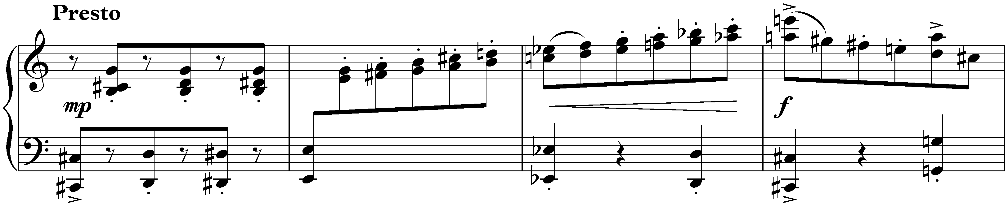 Six Pieces, op. 52; 1. Intermezzo