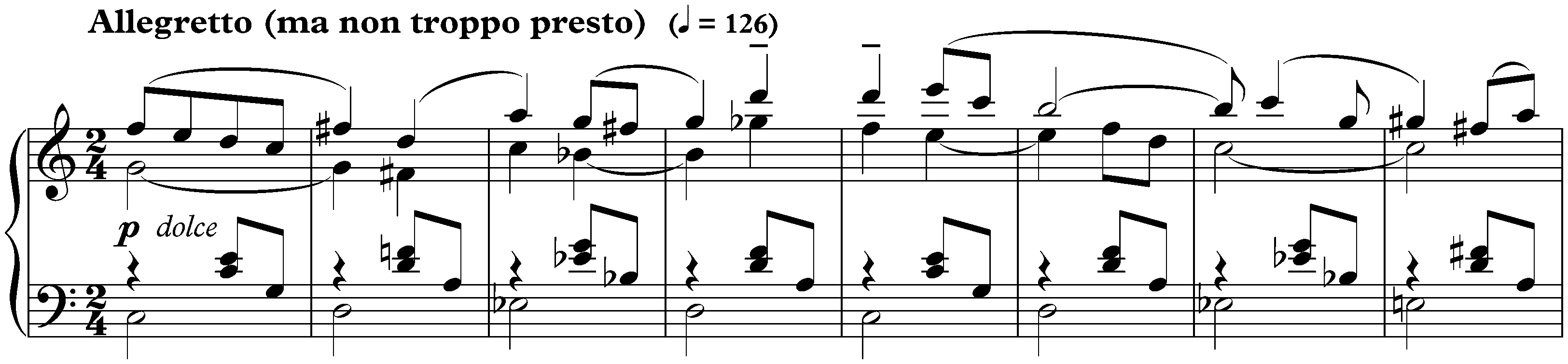 Three Pieces, op. 59; 1. Promenade