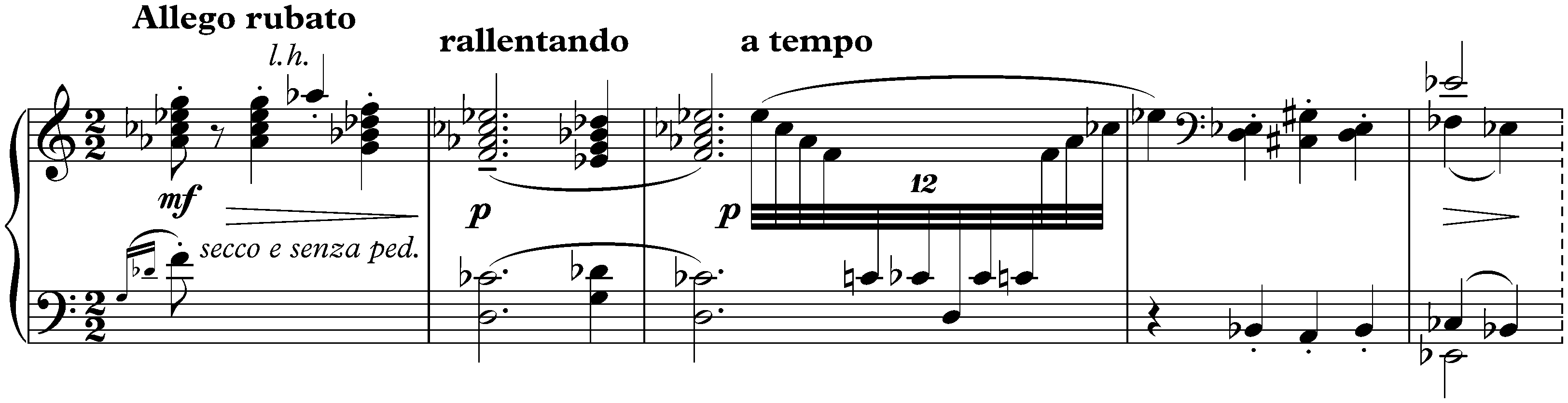 Sarcasms, op. 17; 2. Allegro rubato