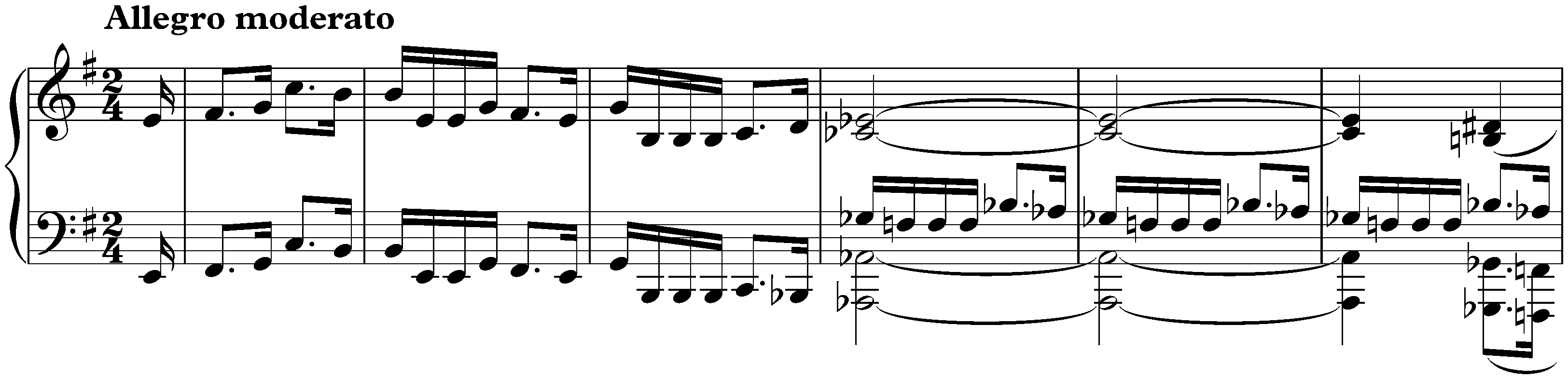 Sonata no. 10 in E minor, op. 137; 1. Allegro moderato