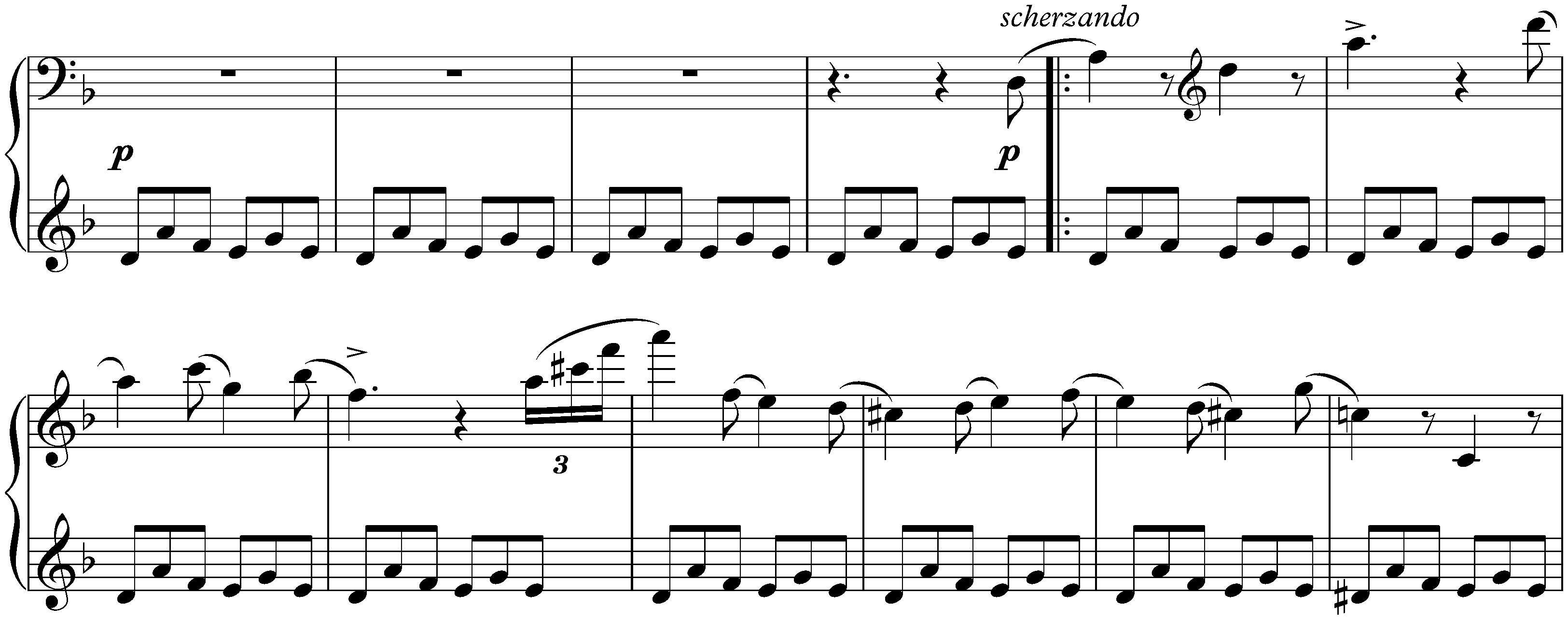 Sonata no. 2 in D minor, op. 14; 4. Vivace &ndash; Moderato &ndash; Vivace