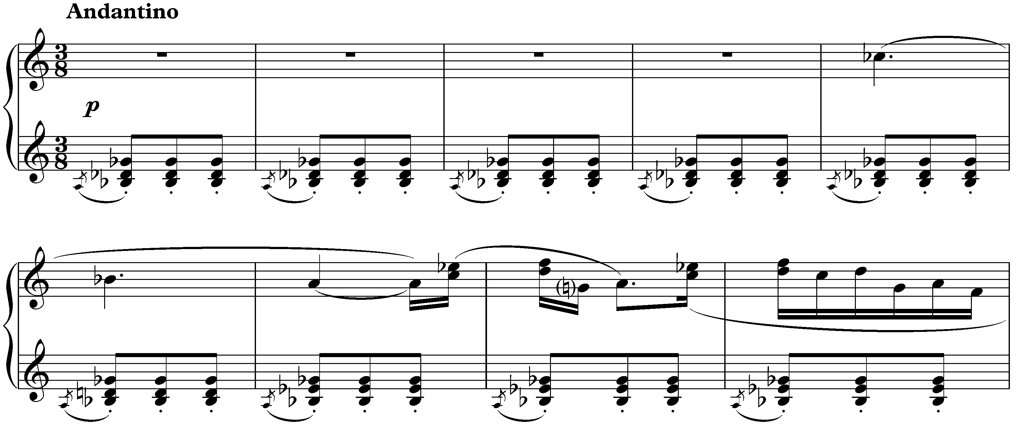 Sonata no. 5 in C major, op. 38 (first version); 2. Andantino
