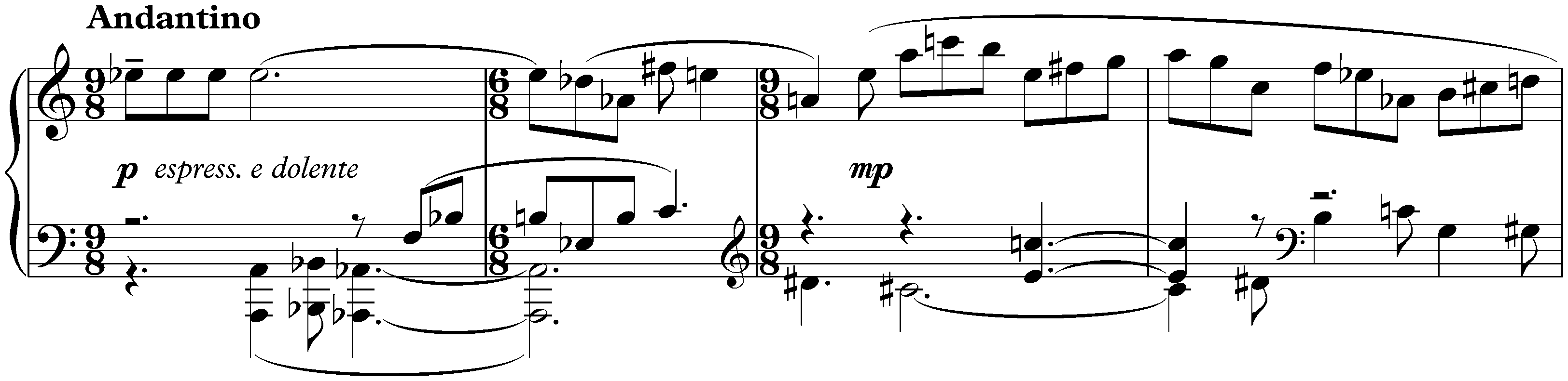 Sonata no. 7 in B-flat major, op. 83; 1. Allegro inquieto &ndash; Andantino