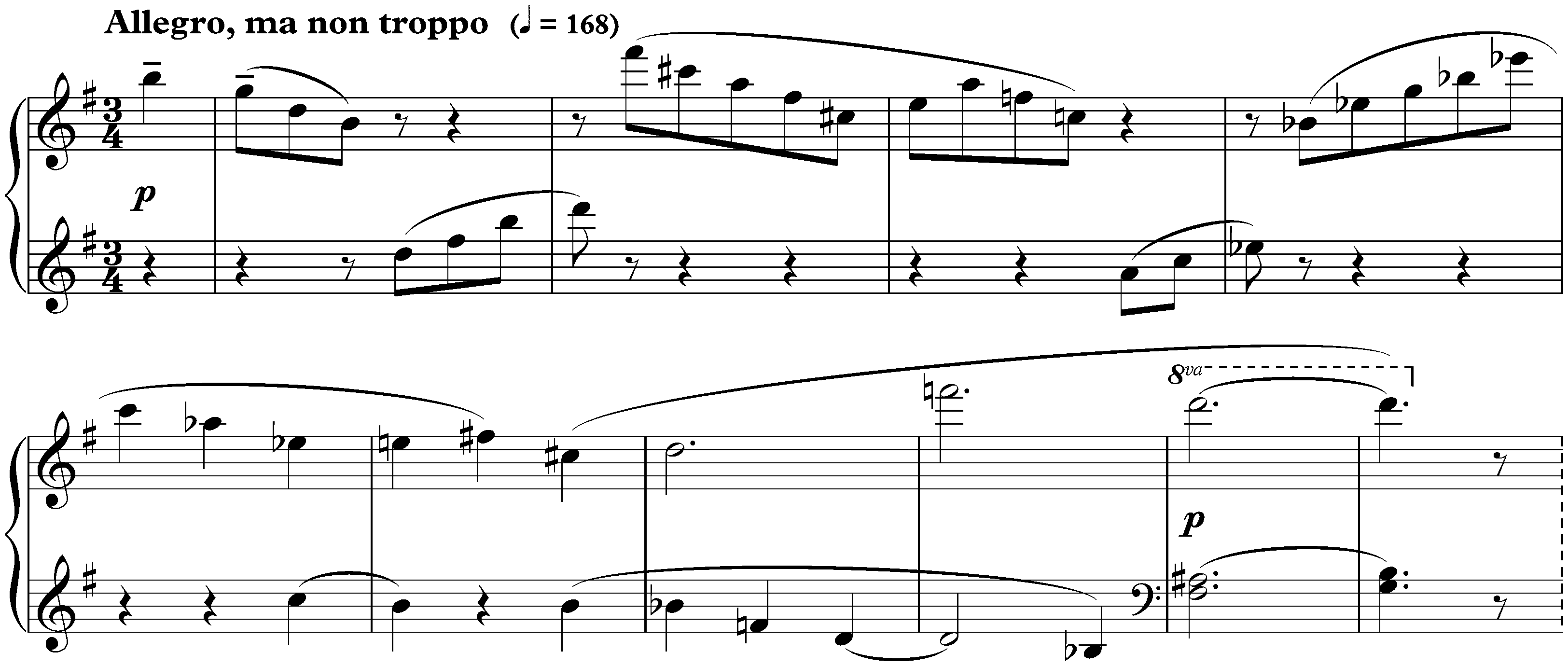 Sonatina in G major, op. 54 no. 2; 3. Allegro, ma non troppo