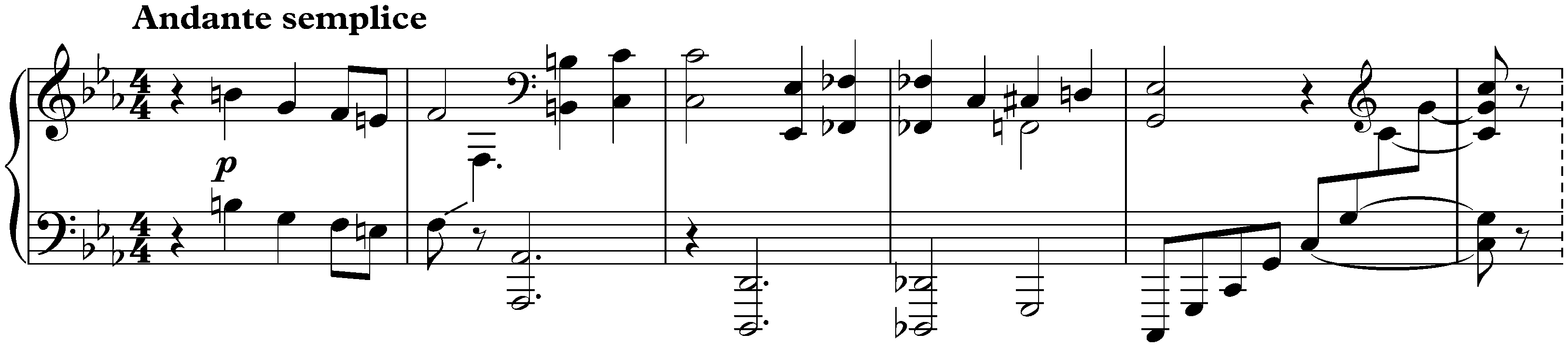 Four Studies, op. 2; 3. C minor