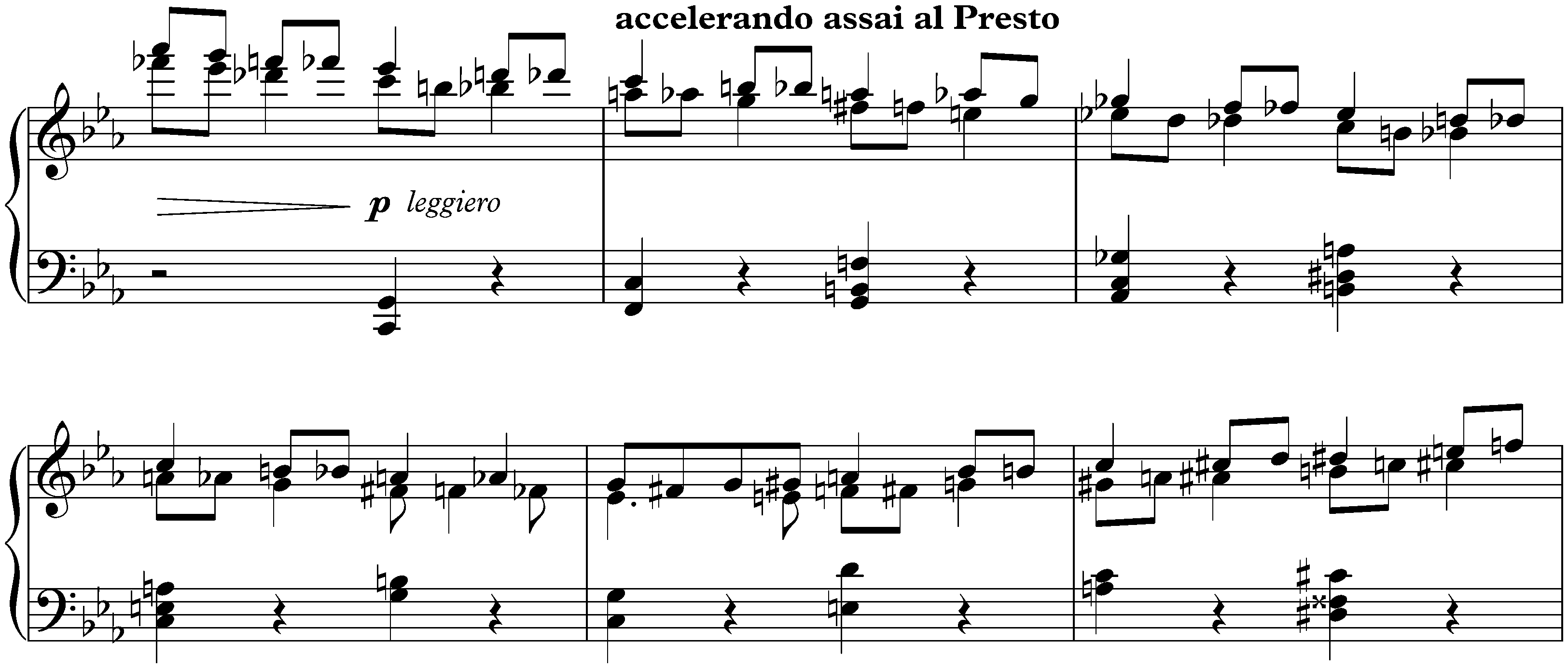 Four Studies, op. 2; 3. C minor