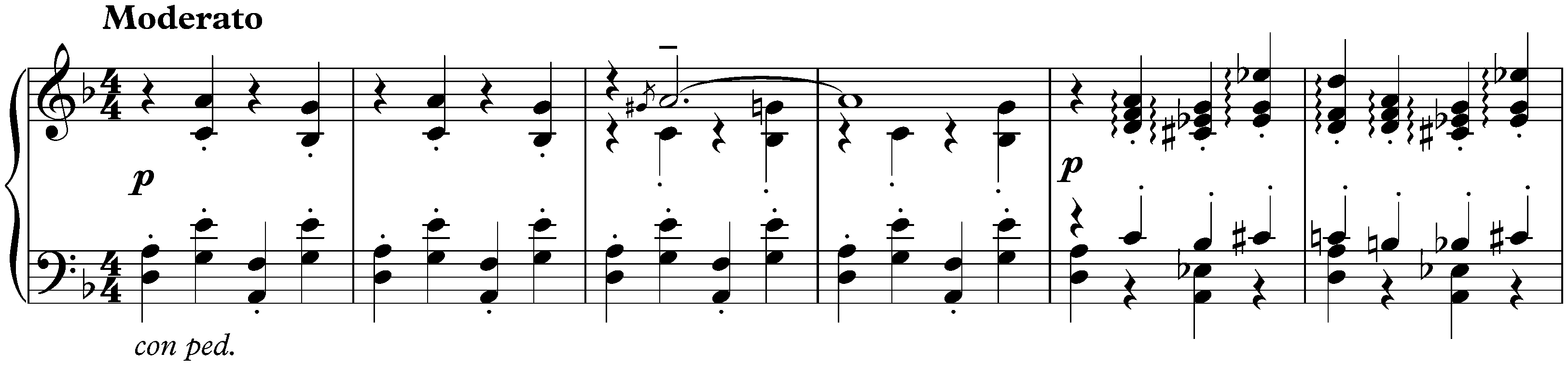 Tales of an Old Grandmother, op. 31; 1. Moderato