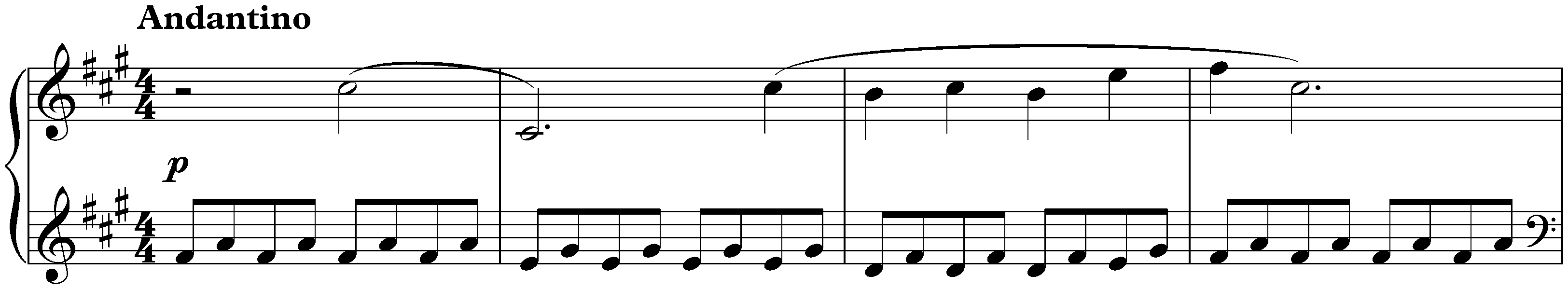 Tales of an Old Grandmother, op. 31; 2. Andantino