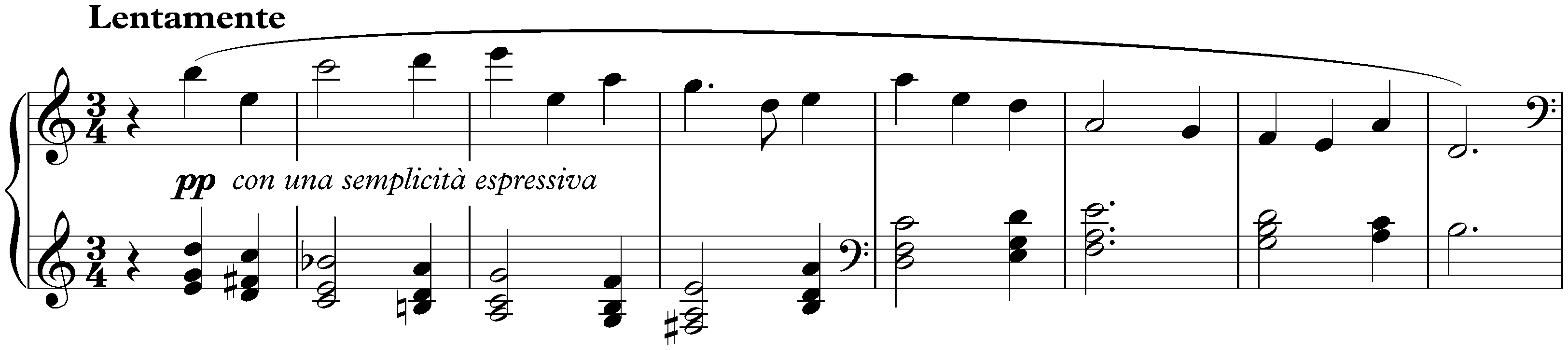 Visions Fugitives, op. 22; 1. Lentamente