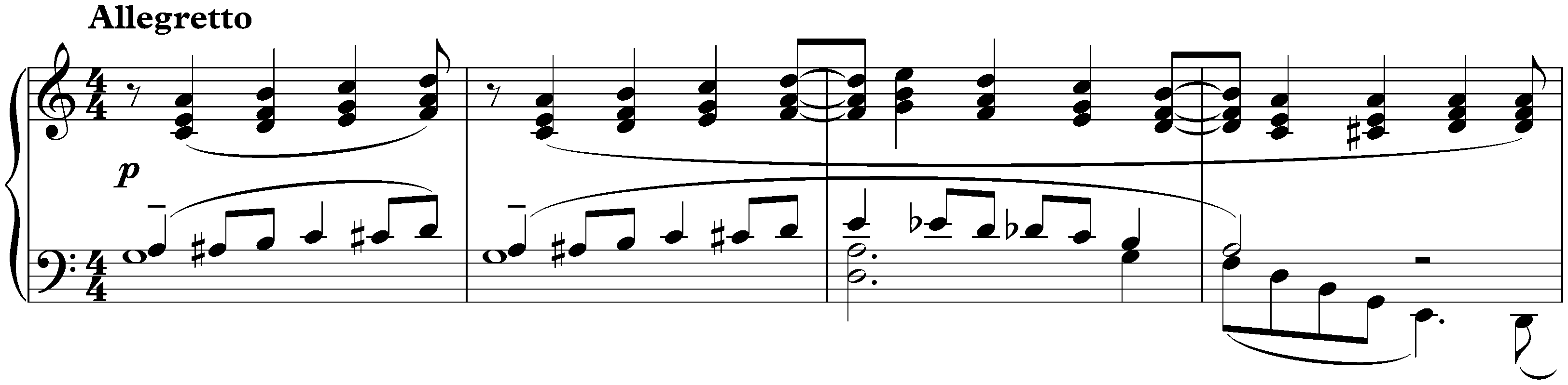 Visions Fugitives, op. 22; 3. Allegretto