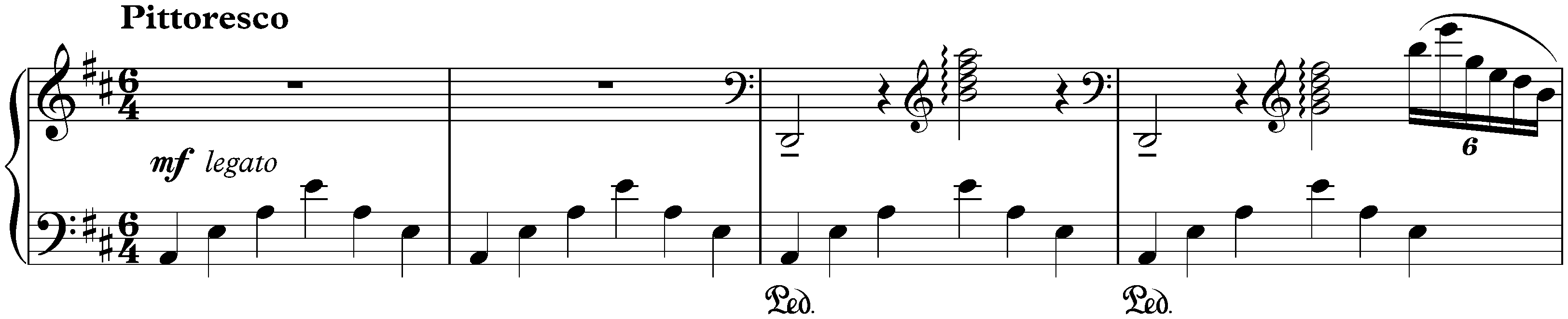 Visions Fugitives, op. 22; 7. Pittoresco