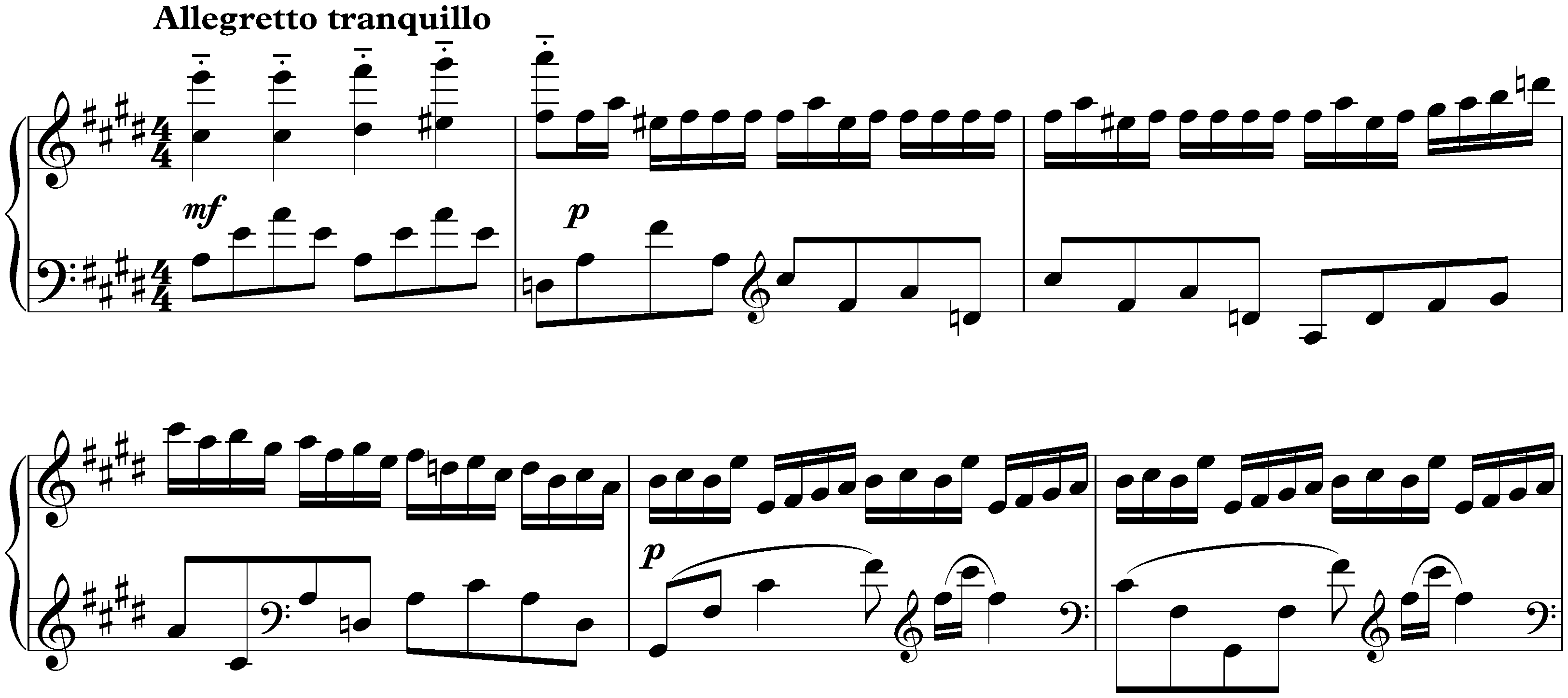 Visions Fugitives, op. 22; 9. Allegretto tranquillo