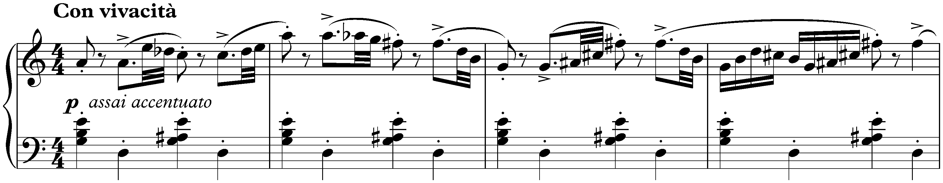 Visions Fugitives, op. 22; 11. Con vivacità