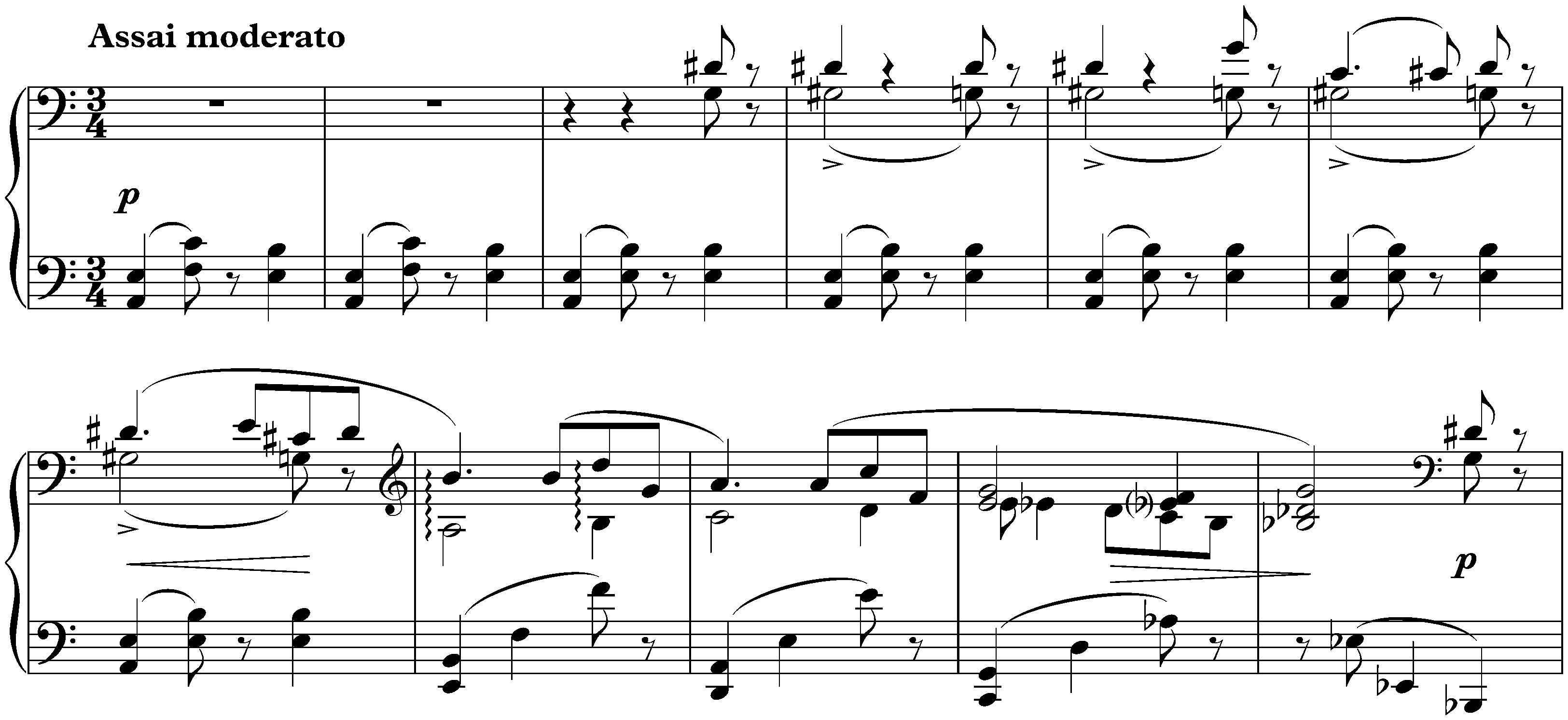 Visions Fugitives, op. 22; 12. Assai moderato