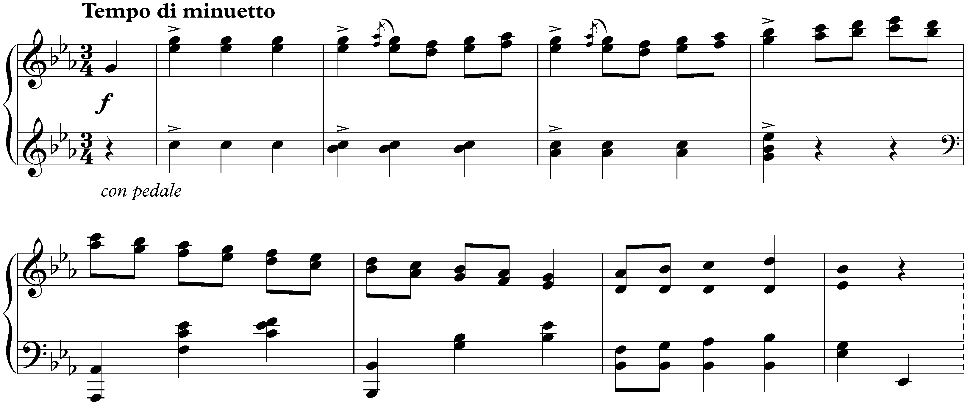 Minuet from L’Arlésienne (Georges Bizet)