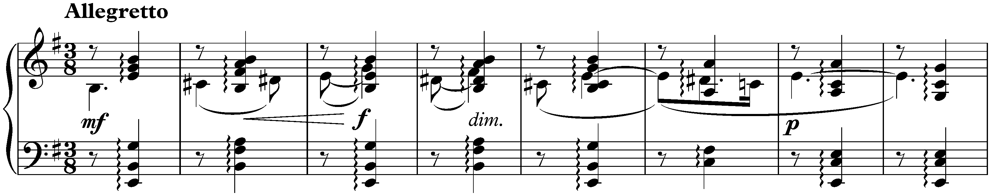 Morceaux de salon, op. 10; 4. Mélodie in E minor