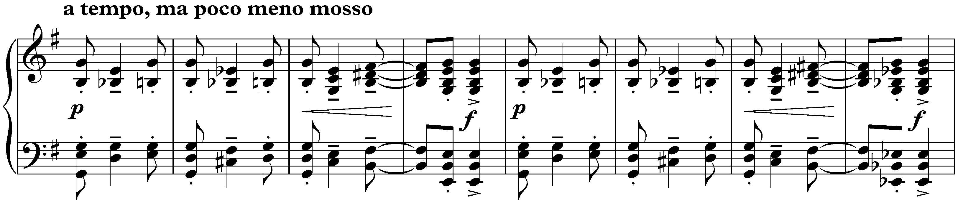 Morceaux de salon, op. 10; 5. Humoresque in G major