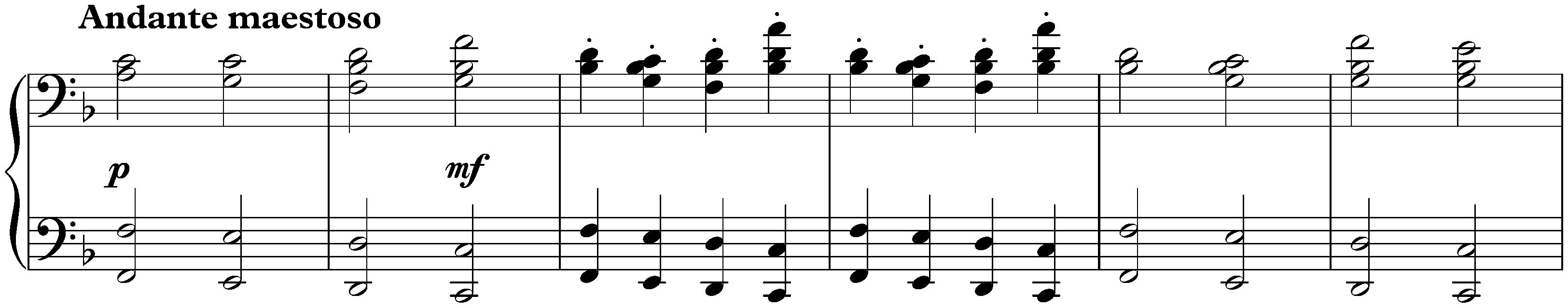 Three Nocturnes; 2. F major