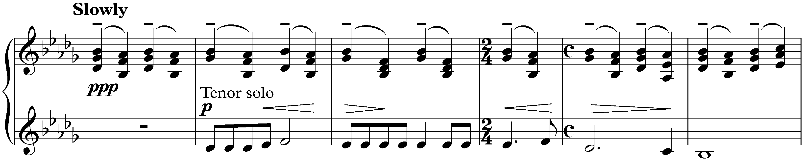 Nunc dimittis, op. 37 mov. 5