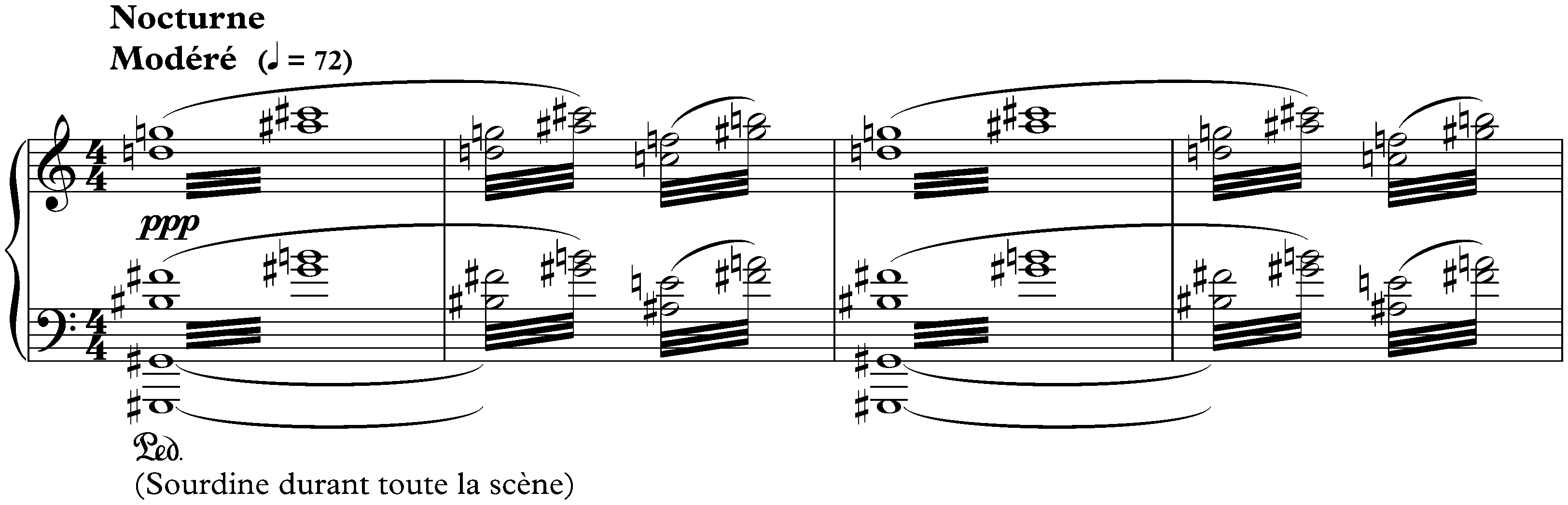Daphnis et Chloé; 2. Nocturne, Interlude et Danse guerrière