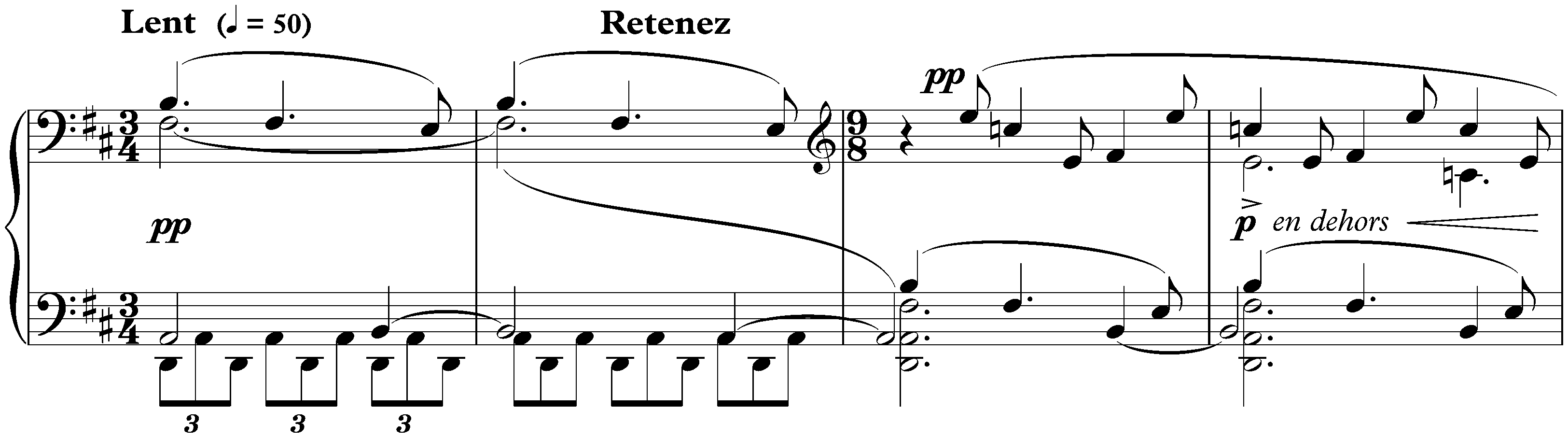 Daphnis et Chloé; 3. Scène de Daphnis et Chloé