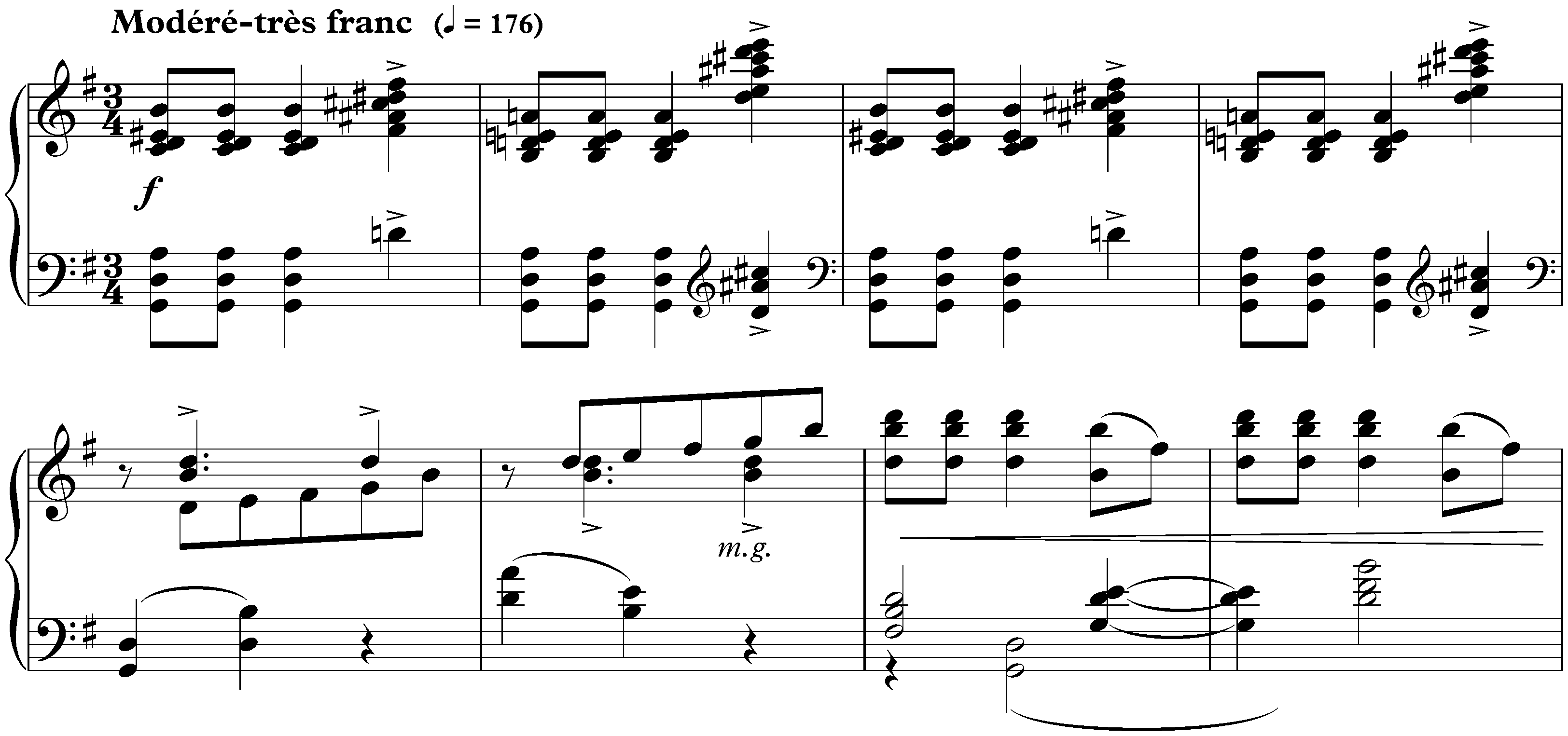 Valses nobles et sentimentales; 1. Modéré, très franc