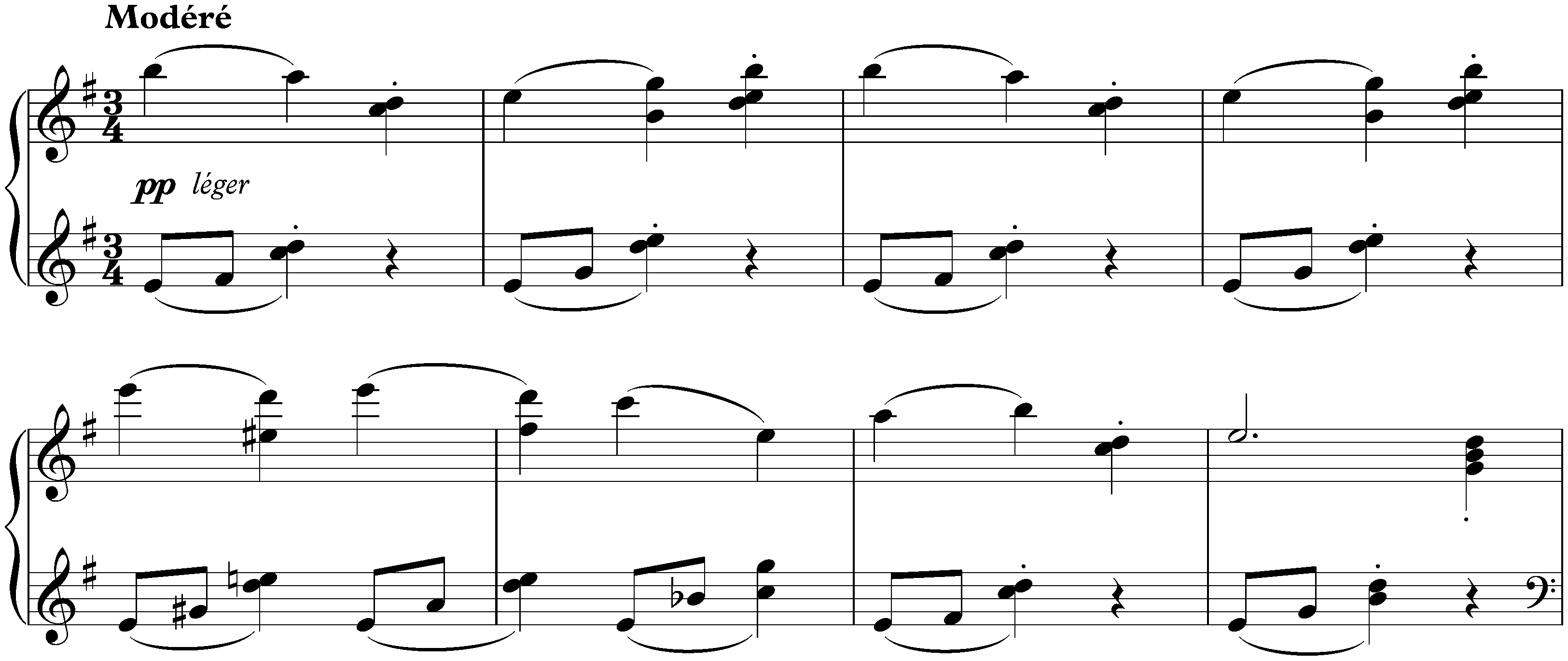 Valses nobles et sentimentales; 3. Modéré