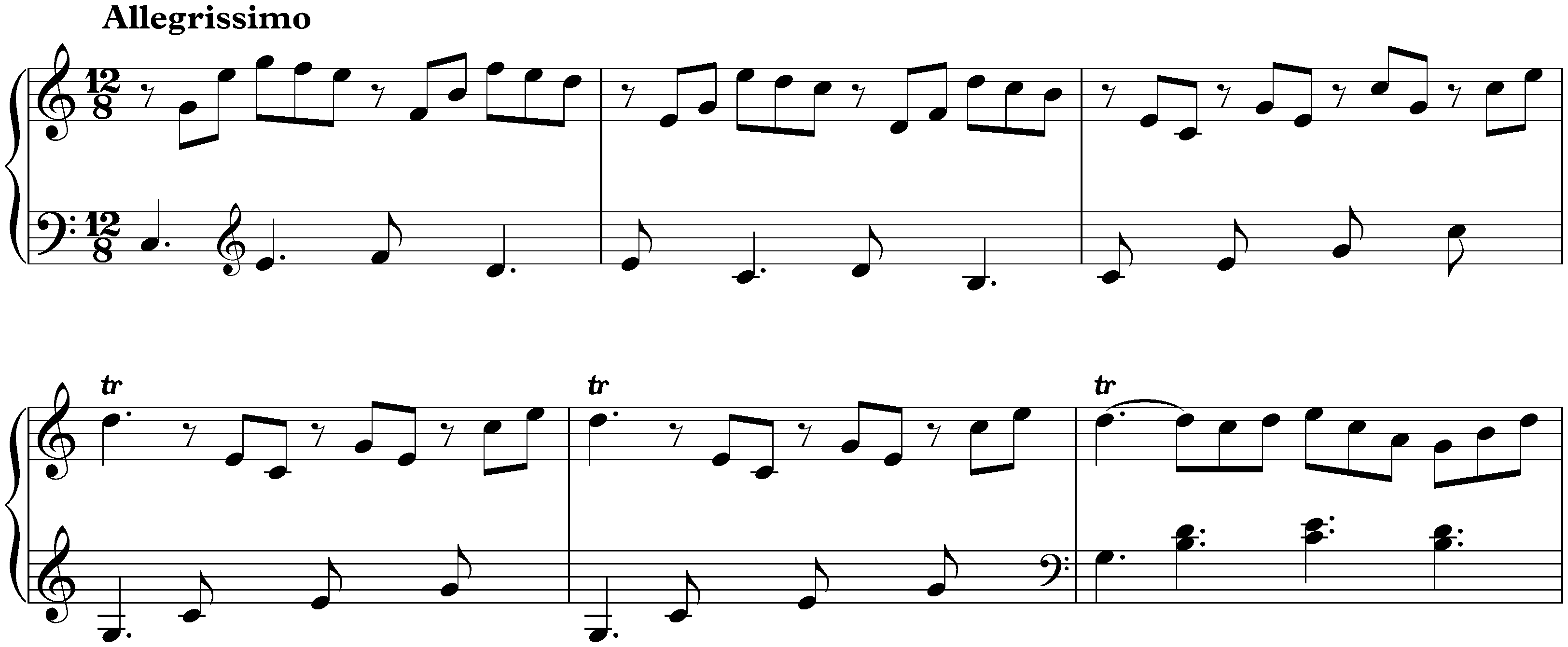 Sonata in C major, K. 100