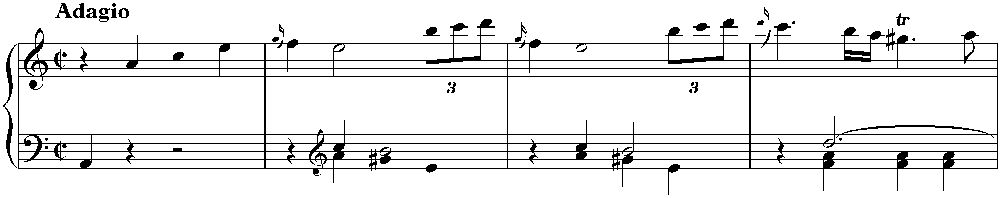 Sonata in A minor, K. 109