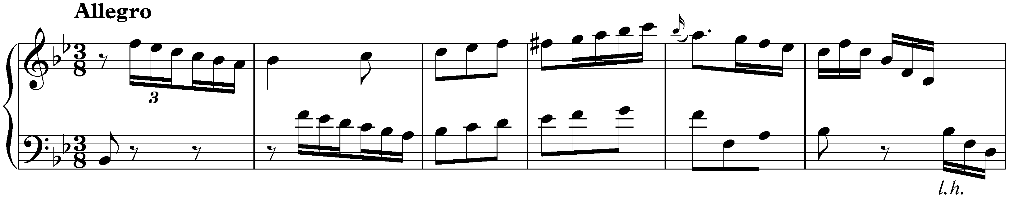 Sonata in B-flat major, K. 112