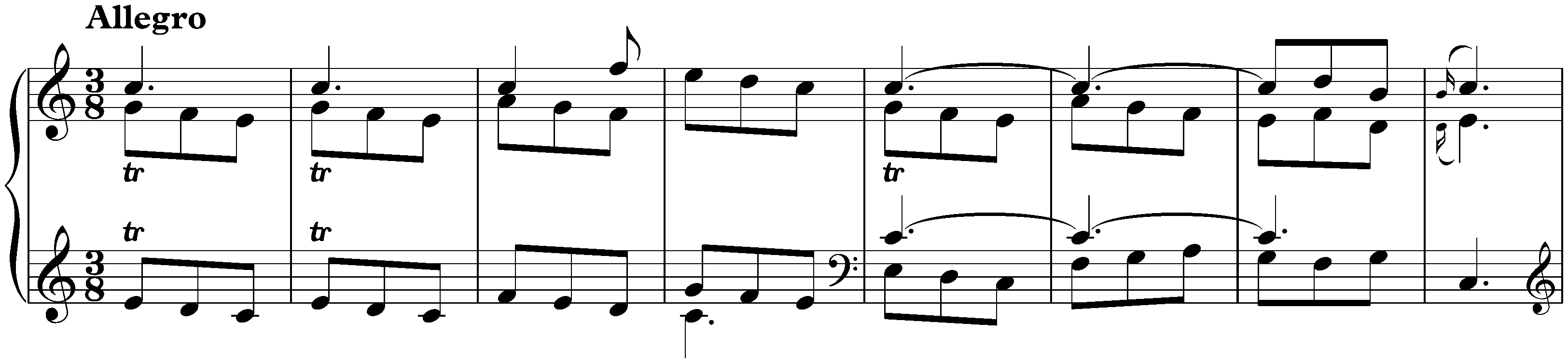 Sonata in C major, K. 133