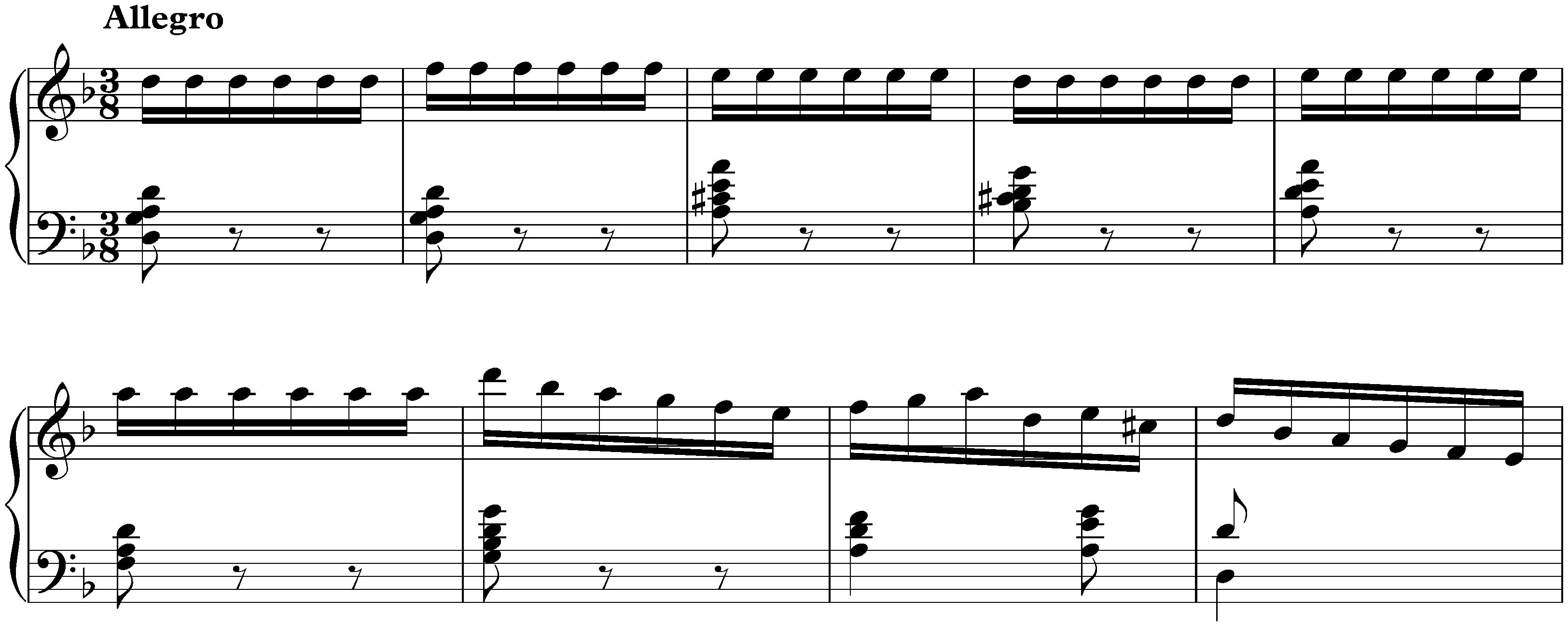 Sonata in D minor, K. 141