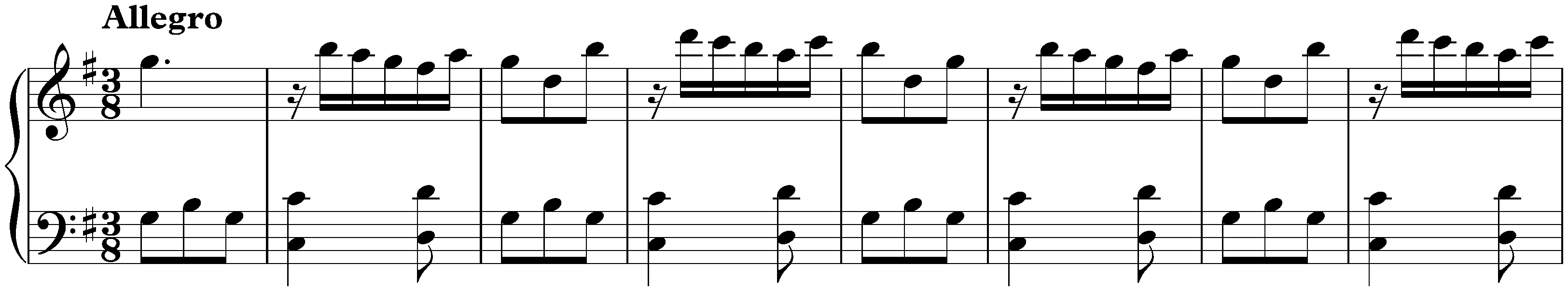 Sonata in G major, K. 152