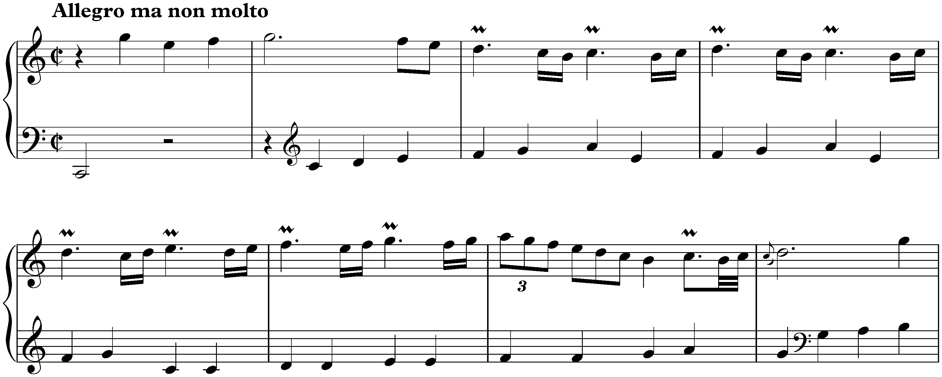 Sonata in C major, K. 166