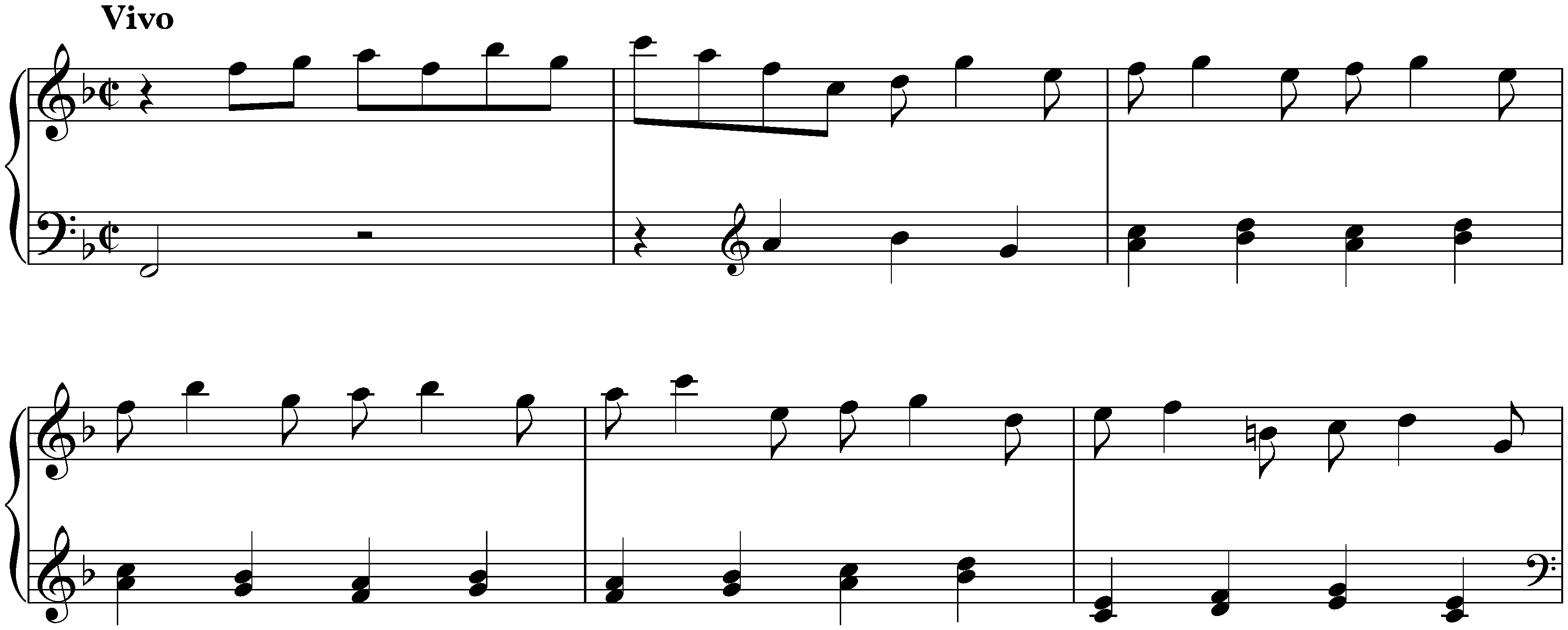 Sonata in F major, K. 168
