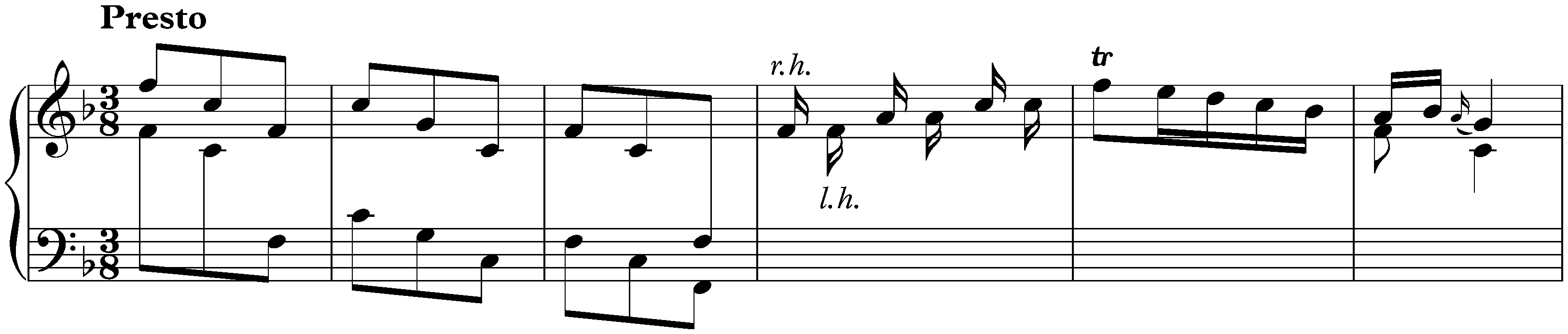 Sonata in F major, K. 17