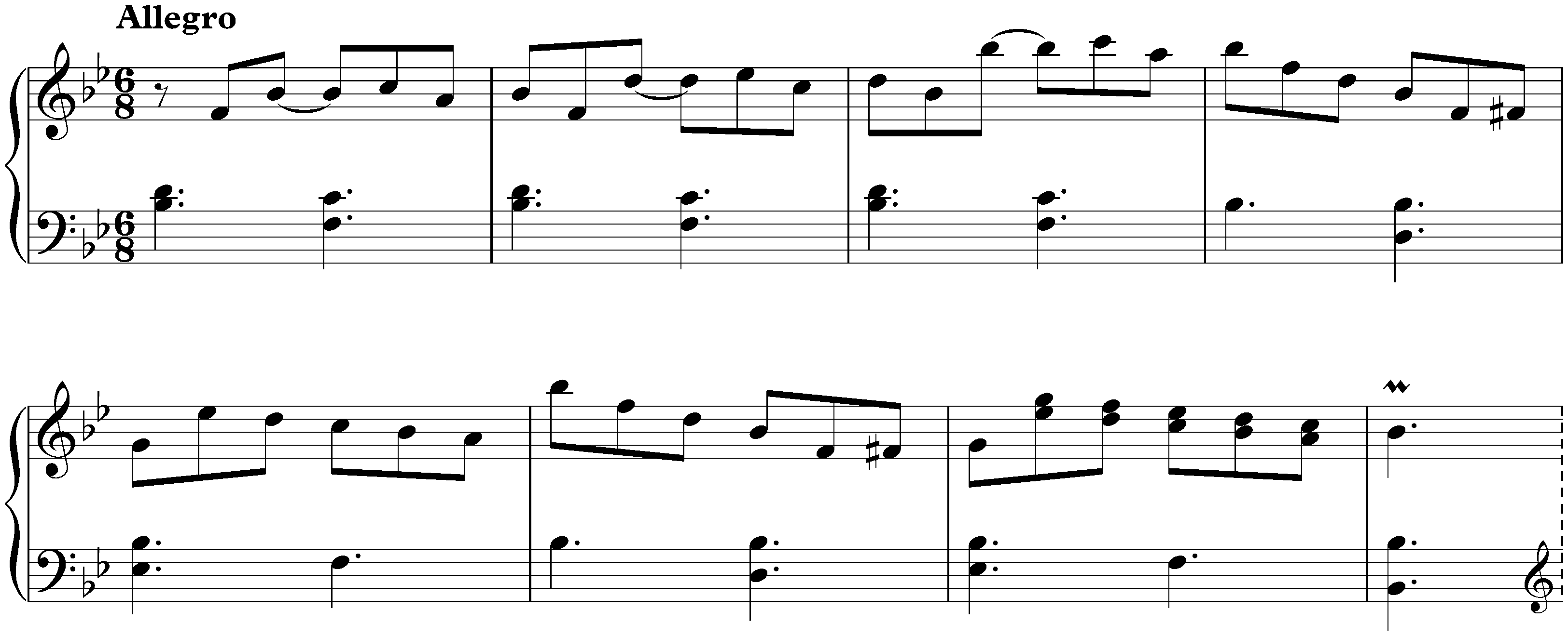 Sonata in B-flat major, K. 172